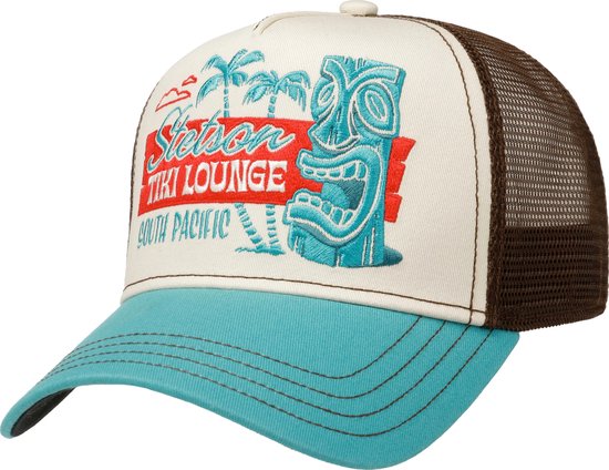 Stetson Trucker Pet - Tiki Lounge - blauw