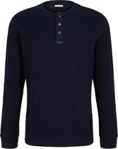 Tom Tailor Lange mouw T-shirt - 1030051 Blauw (Maat: M)