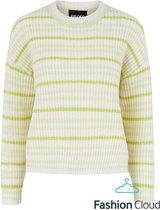 Pieces Trui Pcgina Ls O-neck Knit 17110969 Butterfly/buttercream Dames Maat - S