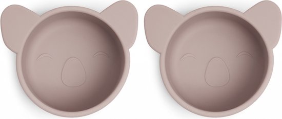 Nuuroo Rosa Siliconen Snack Box Small 2-Pack Koala Couleur: Woodrose