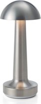 Pico NL® LED Tafellamp Zilver - Draadloze Bureaulamp - Touch Lamp Slaapkamer - Met Drie Verstelbare Kleuropties