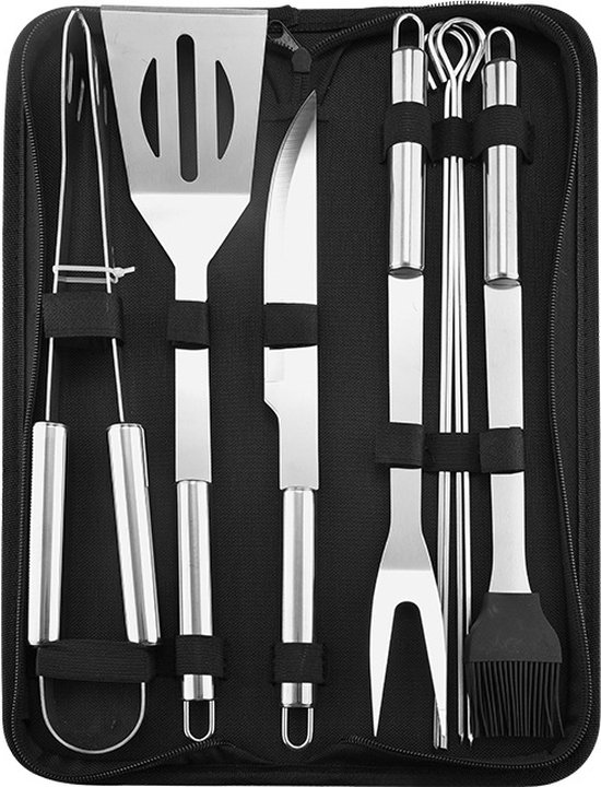 9 delig BBQ Accessoires Set RVS BBQ Accessoires set BBQ Tang