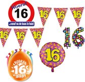 16 jaar Verjaardag Versiering Happy Party XL