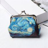 Hollandse meesters portemonnee mini De Sterrennacht Vincent van Gogh