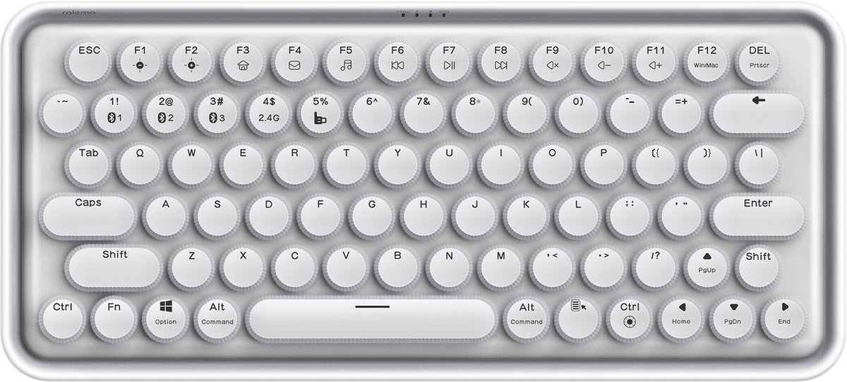 Draadloos multimode toetsenbord Ralemo Pre 5, QWERTY US, Wit