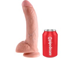 Pipedream - King Cock - Dildo met Balzak - 23 cm - Lichte Huidskleur