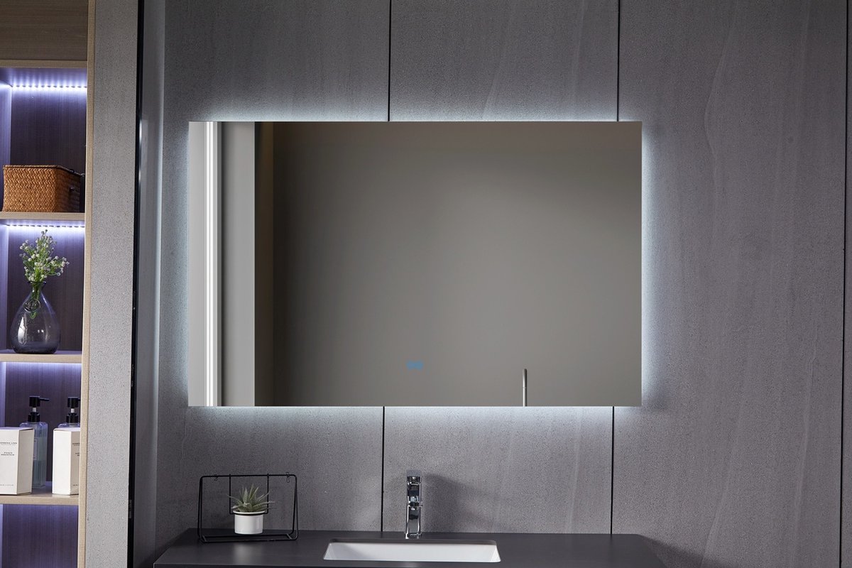 Badkamerspiegel - Spiegel Met Verlichting - Badkamerspiegels - Badkamerspiegel met Verlichting - LED - Anti Condens - 100 cm