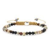 KARMA armband 84416 Spiral Gold at Night XXS (gold crystal)