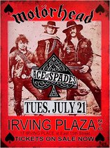 Signs-USA - Concert Sign - metaal - Motorhead - Ace of Spades - Irving Plaza - 30 x 40 cm
