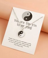 Yin-Yang Sleutelhanger Balans - Ying Yang Metaal - Cadeau Voor Innerlijke Rust