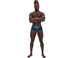 Male Power Uplift Mini Short - black Small
