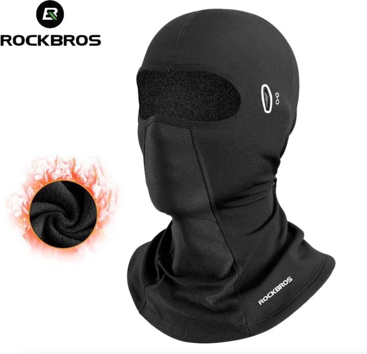 ROCKBROS Demi Cagoule Vélo Masque Tuyau Écharpe Moto Coupe-Vent Bandeau