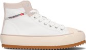Diesel S-principia Mid Dames Hoge sneakers - Leren Sneaker - Dames - Wit - Maat 40