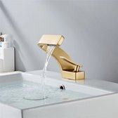 Pico NL® Wastafelkraan Goud - Keukenkraan - Mengkraan - 13 x 3,5 x 15 cm