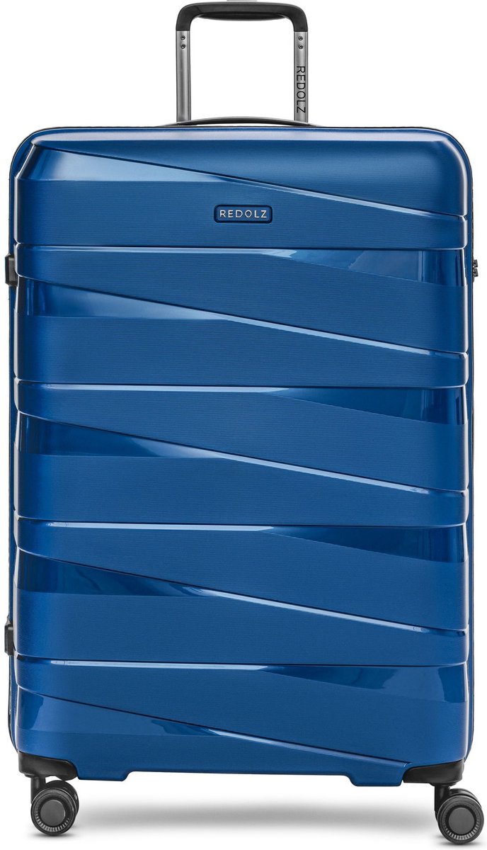 REDOLZ trolley Essentials 10 Trolley Blue Metallic 2 blauw 79cm