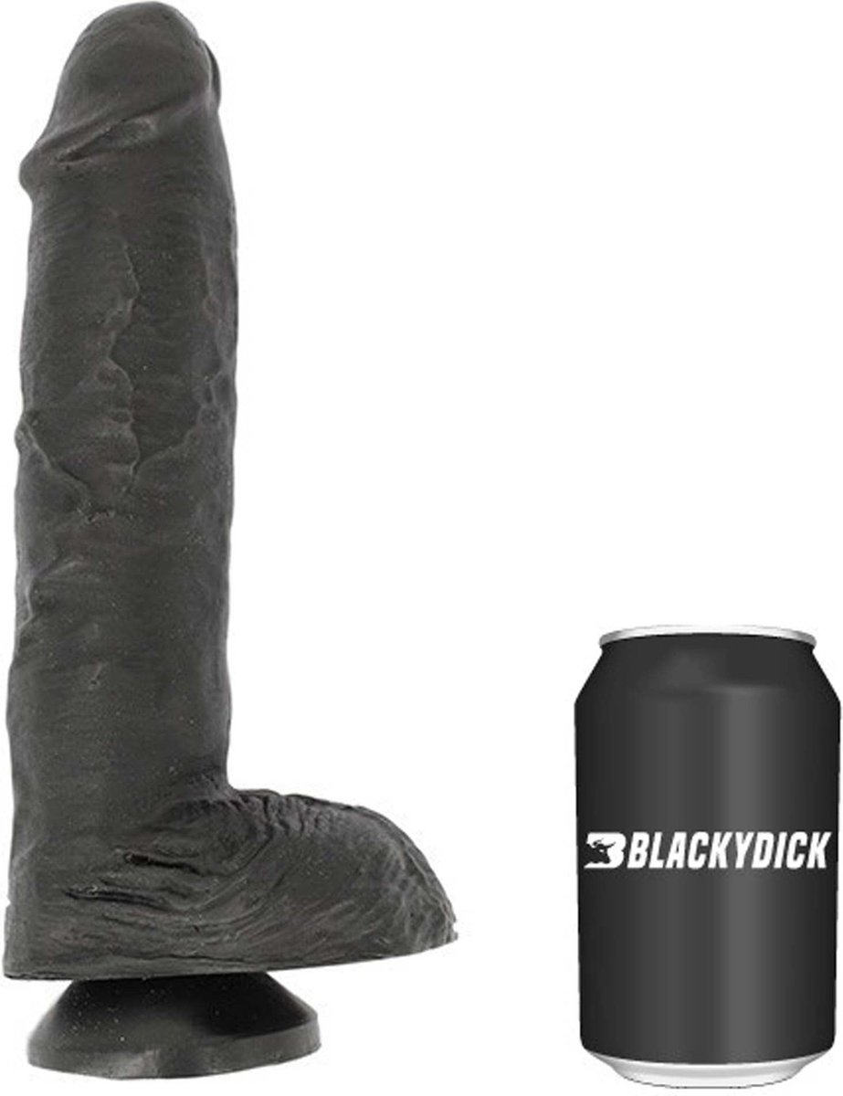 Gangbangster - Jordan - Dildo - 20 x 5,5 cm - PVC - Zwart