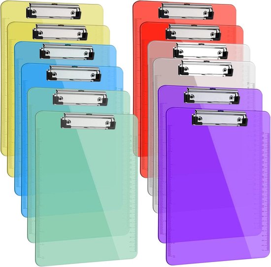 Klemborden, HERKKA 15 stuks plastic kantoorklemborden