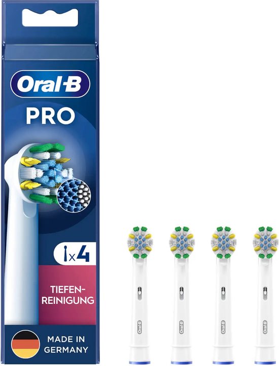Foto: Braun oral b deep cleaning 4 stuk s wit tiefenreinigung 