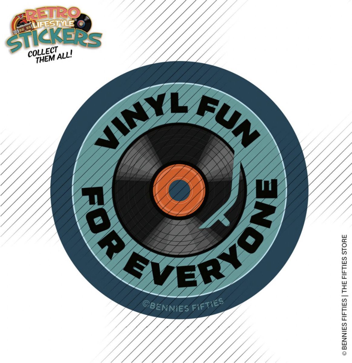 Vinyl Fun For Everyone Sticker