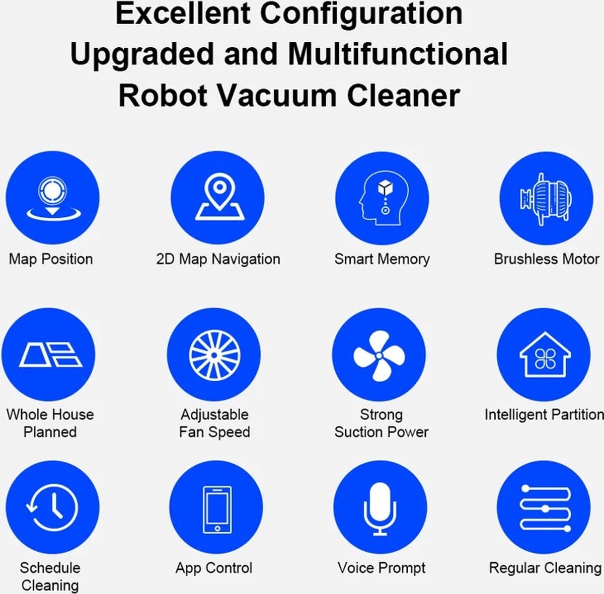 Afbeelding 3 van LIECTROUX® Model M7S PRO Robot Stofzuiger, Droog en Nat Dweilen Combo, Smart Mapping, WiFi App, 4KPa Zuigkracht, Borstelloze Motor, Werkt met Alexa en Google Assistant, Ideaal voor Huisdierhaar, Tapijt, Harde Vloer