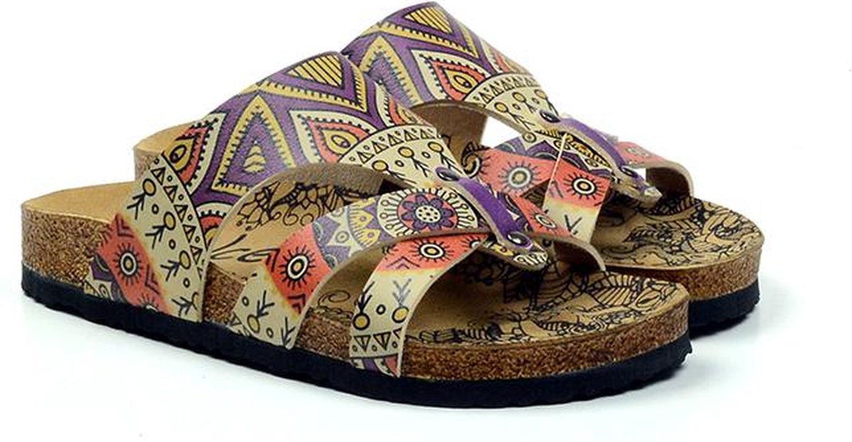 GOBY Patroon Slippers Sandalen -Hoge kwaliteit Handmade