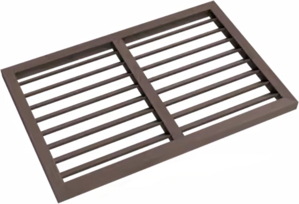 Evolar Achterplaat voor Airco Omkasting Walnut Grey XS