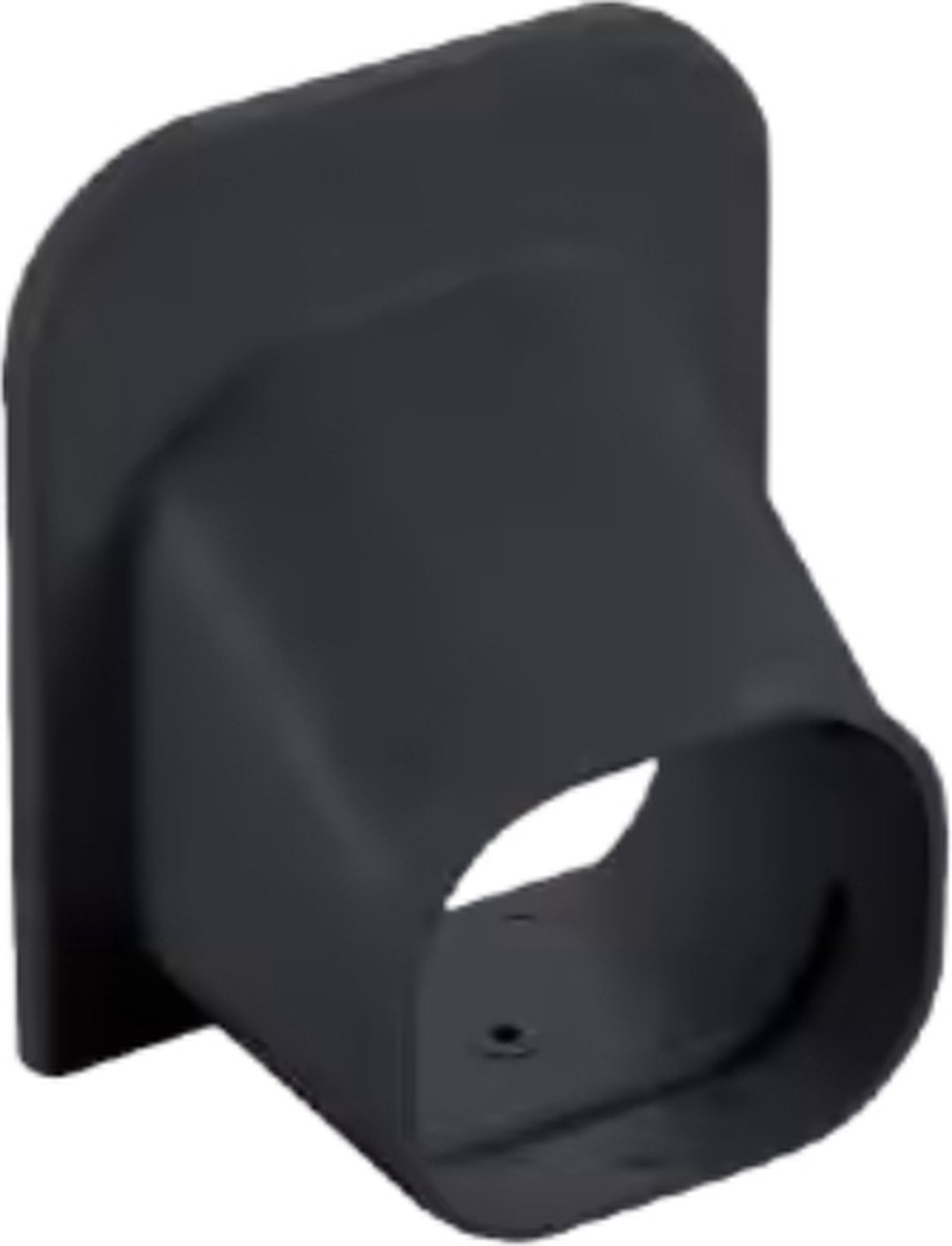 Evolar Airco Plafond-/wandeindstuk - Zwart - 75 x 63 MM