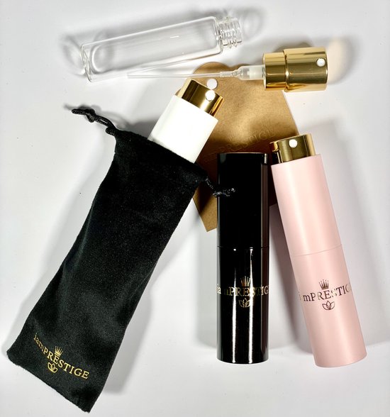 iamPRESTIGE PINK Parfum 20ml refillable Gift travel box