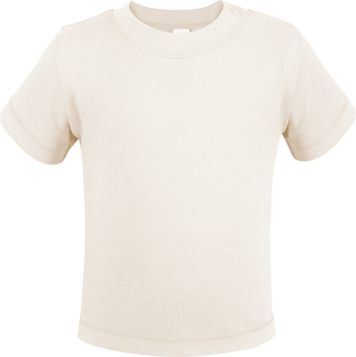 Baby t-shirt met korte mouwen - Natural - Maat 62/68 - Link Kids Wear