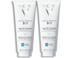 Vichy Pureté Thermale Micellaire Reinigingslotion 3-in-1 - voor elk huidtype waaronder een gevoelige huid- 2x300ml
