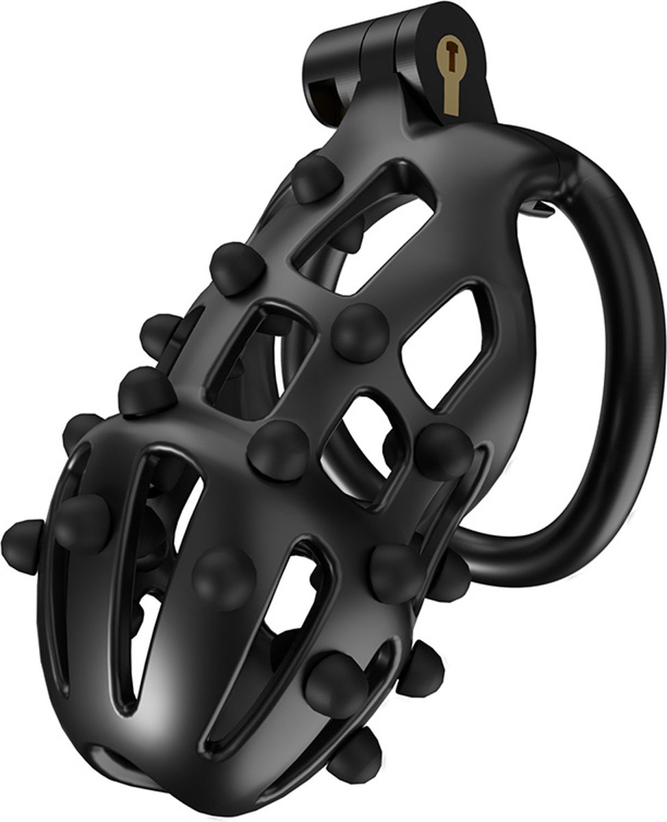 Goedkoopste Cellmate - FlexiSpike Chastity Cage Size 2 - Kuisheidskooi - Peniskooi - Met Roze of Zwarte Spikes - Maat 2
