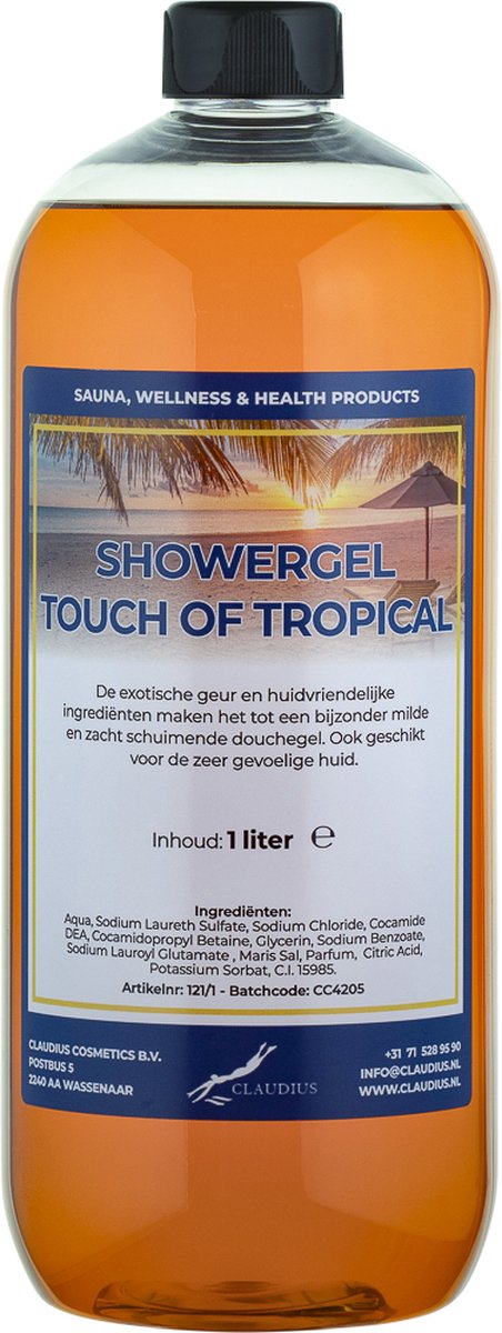Goedkoopste Douchegel Touch of Tropical 1 liter - Showergel