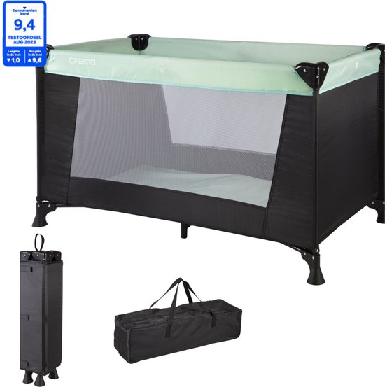 Foto: Cabino campingbedje reisbedje 120 x 60 cm soft mint