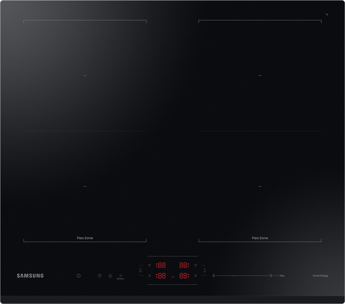 Samsung NZ64B5066GK Zwart Ingebouwd 60 cm Inductiekookplaat zones 4 zone(s)