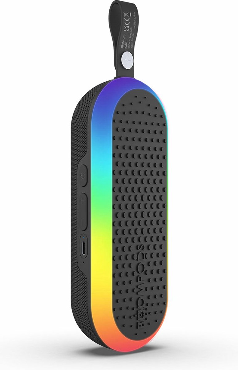 Boompods HALO Draadloze stereoluidspreker Zwart 16 W