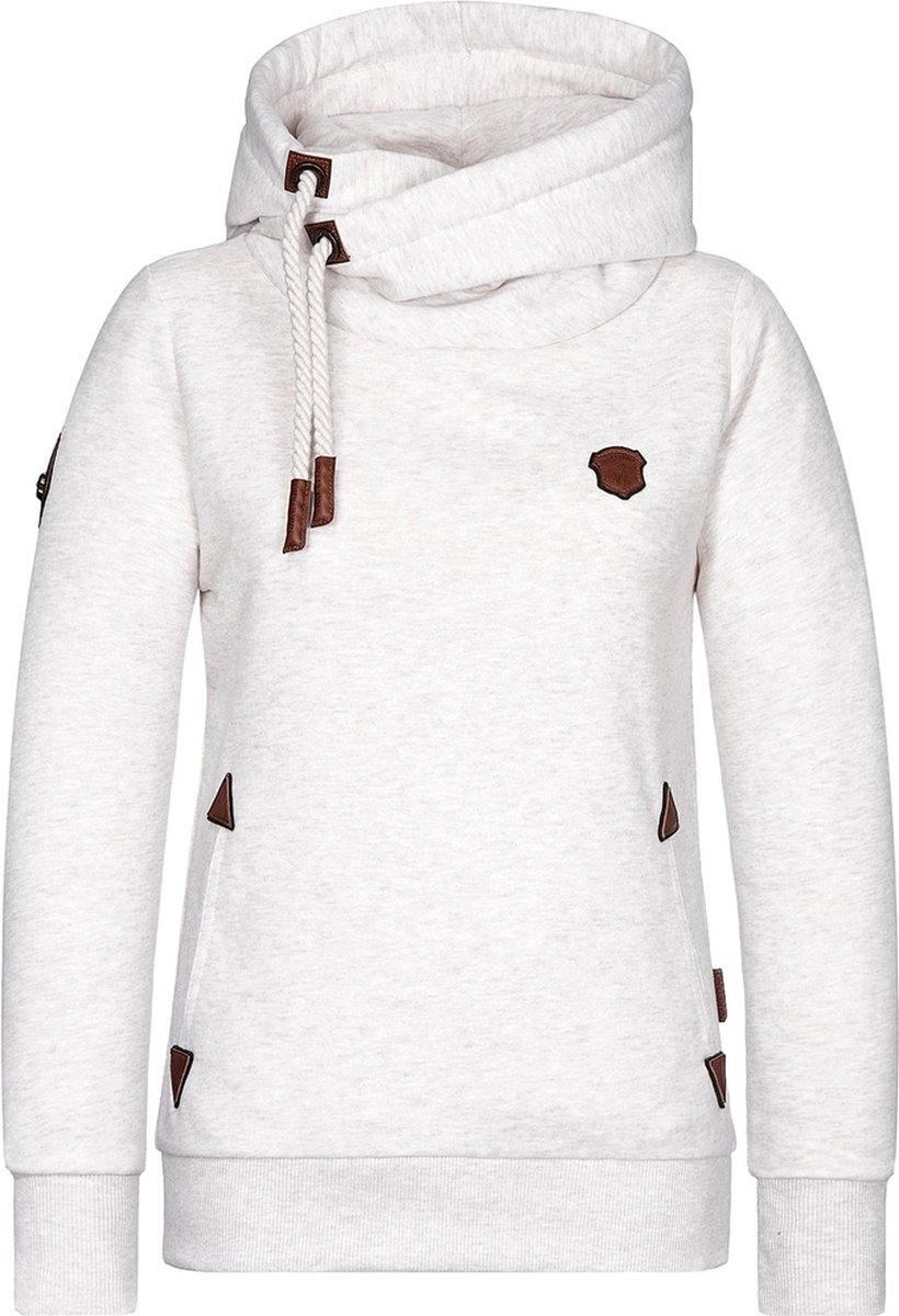 Naketano Damen Hoodie Darth 1801-0203 Oma Melange-M