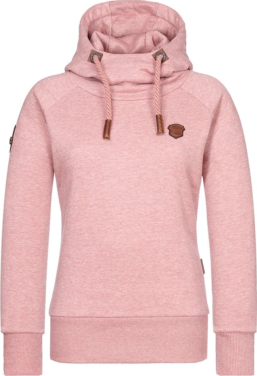 Naketano Damen Hoodie Mandy Spezial 2301-0201 Pink Melange-L