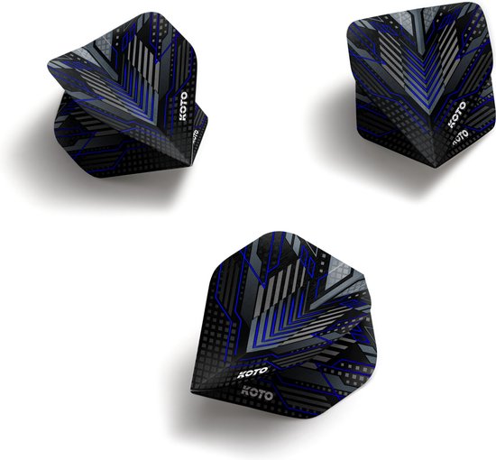 KOTO ZIZ-Matrix NO2 Dark Blue - Dart Flights van KOTO — afbeelding 4
