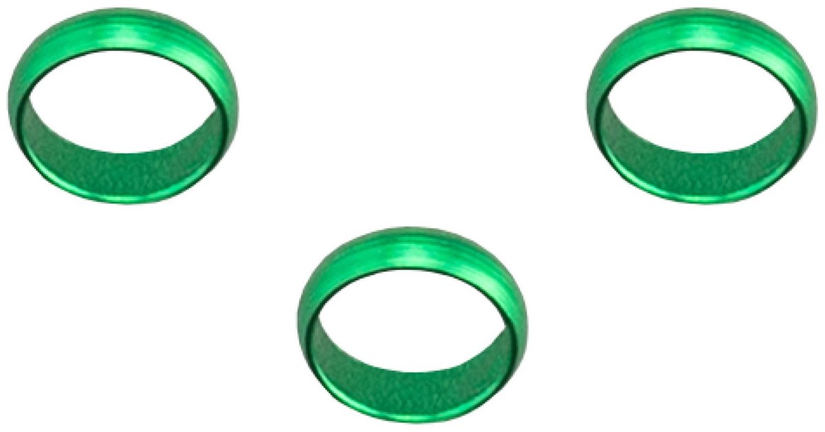KOTO Aluminium Flight Lock Rings Green