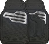 Jeu de tapis de voiture universels en caoutchouc - Zwart / Gris carbone