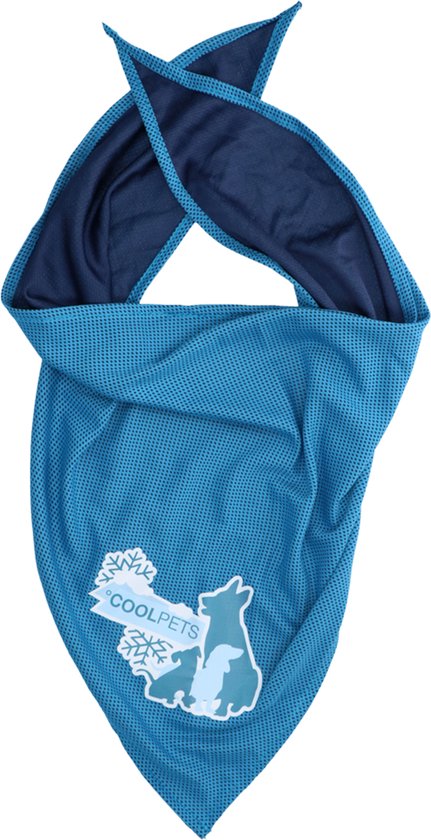 Coolpets Koelbandana Petrol - Small