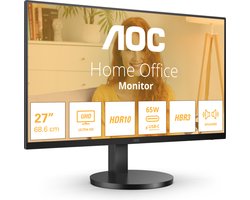 AOC U27B3CF - 4K USB-C Monitor - 65w - 27 inch