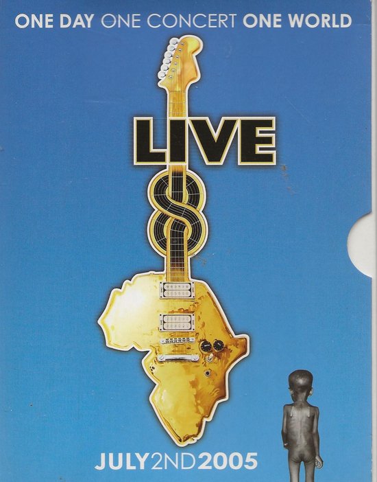 LIVE 8 DVD 4枚組 LIVE AID Live 8 - 4 DVD met Paul McCartney, U2, Coldplay, Elton John en