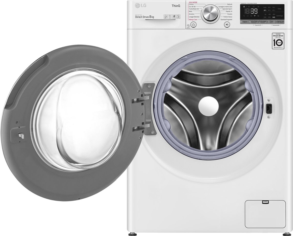 LG F4WV708S1E 8 kg wasmachine met wifi thumbnail 4