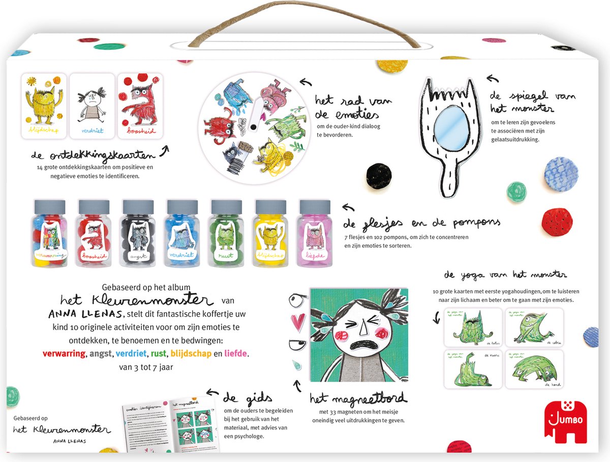 Jumbo - Ik leer Ontdekken Emoties - Kleurenmonster - Color Monster - Emoties - Vanaf 3 jaar — afbeelding 4