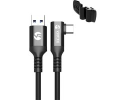 Oculus Link VortexVR kabel 3m + sluiting | USB-A | voor Oculus Quest 2 (of Quest 1) | SteamVR | SideQuest