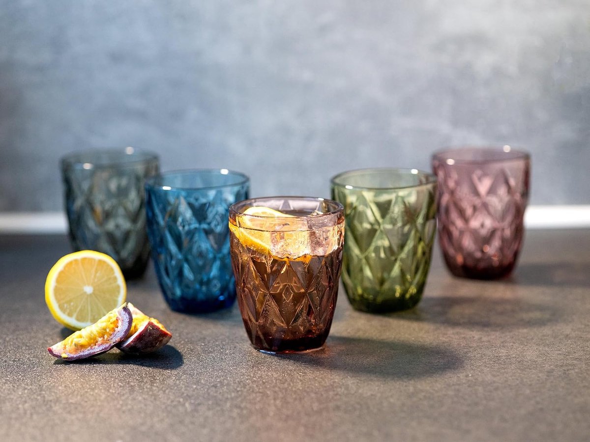 Waterdrinkglazen Cocktailglazen set van 6