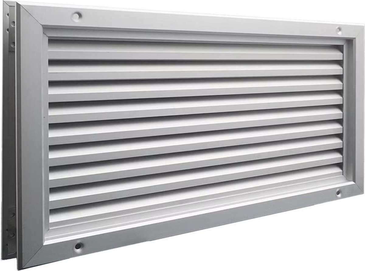 WEHA deurventilatierooster 400x200mm - aluminium (24314020)