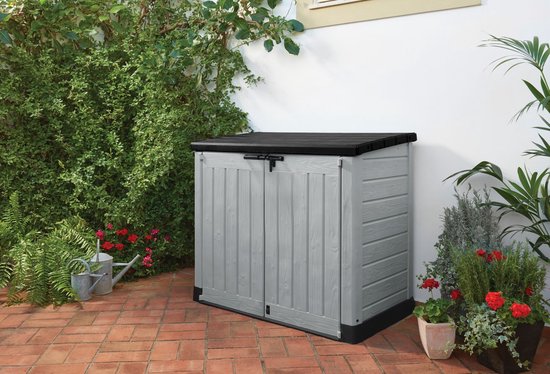 Keter Store It Out Max Opbergbox - 1200L - 145,5x82x125cm - Grijs/Zwart