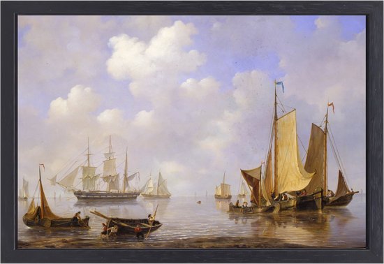 Obtenir Reproductions De Peintures Seascape, Navires dans le port, 1881